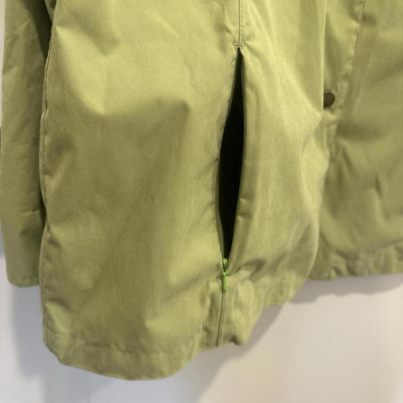 Vintage Barbour Kelsall Jacket Green Women’s Size 12 Medium Pockets PVC L2761 - Picture 6 of 15